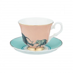 Teacup and Saucer Tiger Yvonne Ellen