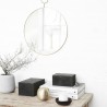 Miroir Rond The Loop Brass