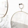 Miroir Rond The Loop Brass