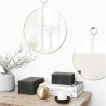 Miroir Rond The Loop Brass