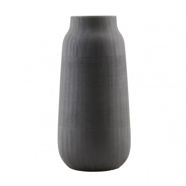 Vase Groove Noir