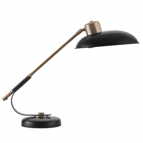 Lampe de Table Art Deco Noir