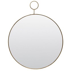 Round Mirror The Loop Brass