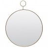 Round Mirror The Loop Brass