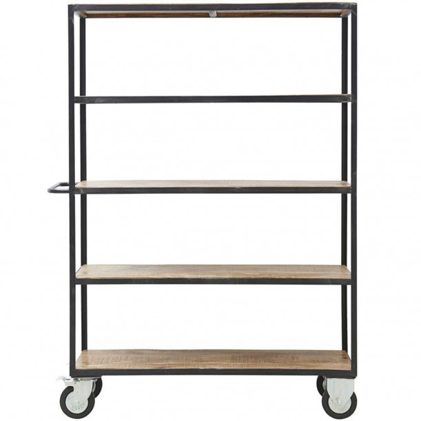 Shelving unit 4 Wheels h 175 cm