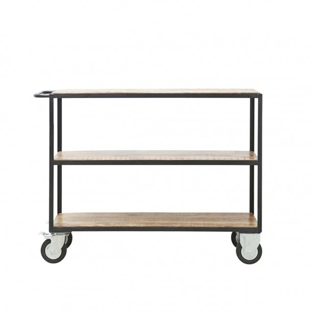 Shelving unit 4 Wheels h 98 cm