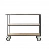 Shelving unit 4 Wheels h 98 cm