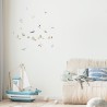 Wall border Sticker Flowers and Birds Mimilou