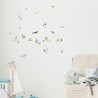 Wall border Sticker Flowers and Birds Mimilou