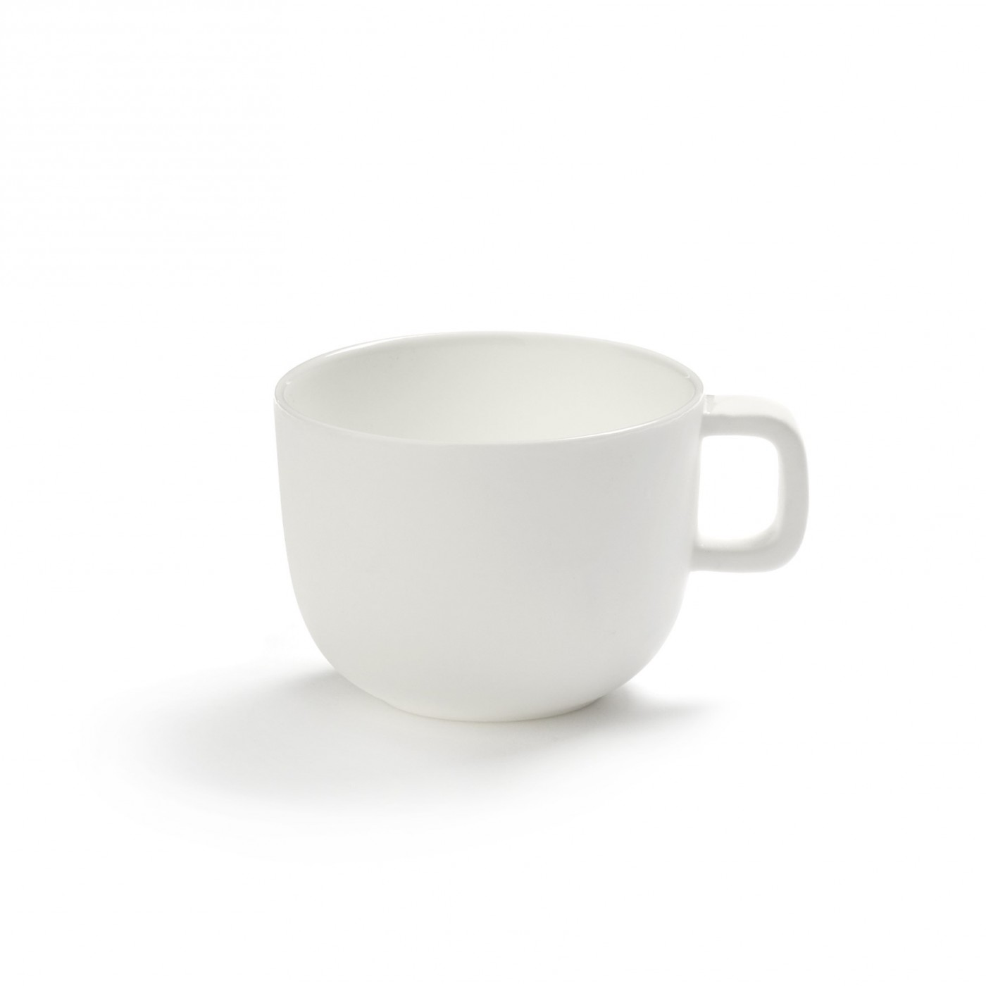 Tasse blanche design letters porcelaine blanc