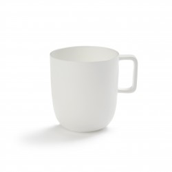 Tasse Blanche à Thé avec Anse Diam 8 Base