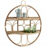 Round Bamboo Shelf