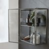 Cabinet Glass Zinc H 40 cm