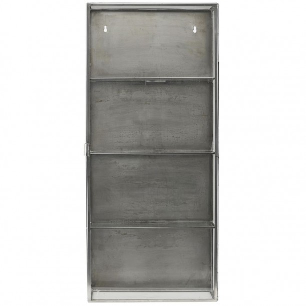 Vitrine Glass Zinc H 80 cm