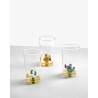 Verre Longdrink Poisson Jaune