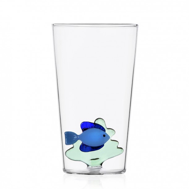 Tumbler Longdrink Blue Fish