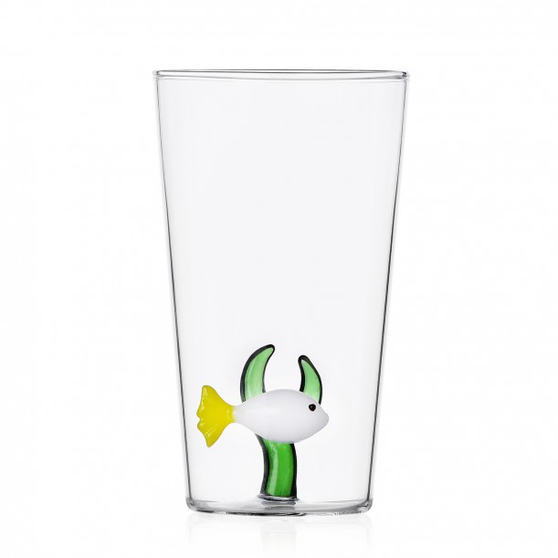 Verre Longdrink Poisson Blanc