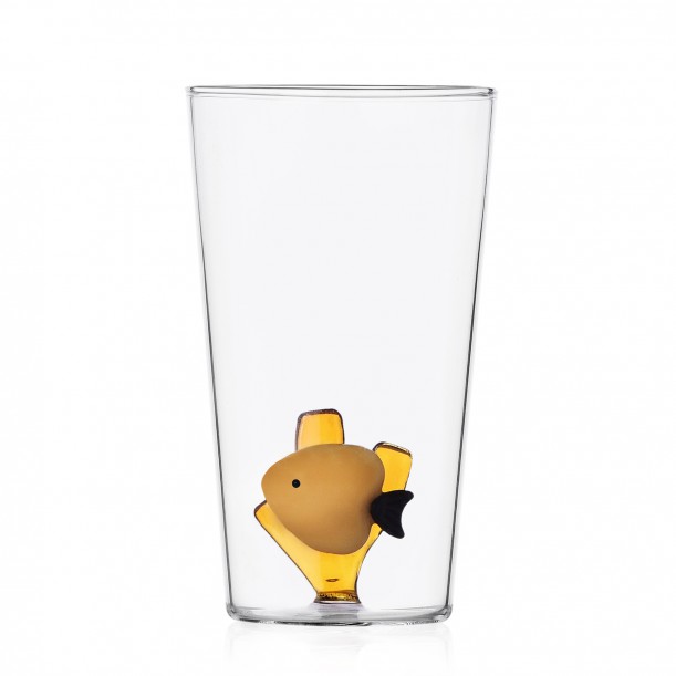 Tumbler Longdrink Yellow Fish