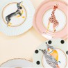 Set 4 Assiettes 16cm Animal Magic 2