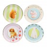 Set 4 Christmas Plates 16cm