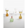 Stemmed Glass Yellow Apple