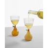 Stemmed Glass Yellow Apple