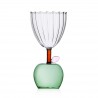 Stemmed Glass Green Apple