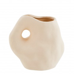 Vase Organique en Grès H 17cm