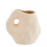 Organic Stoneware Vase H 17cm