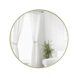 Miroir Rond Hubba Cadre Laiton Diam 86 cm Umbra