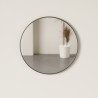 Miroir Rond Hubba Cadre Laiton Diam 86 cm Umbra