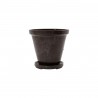 Lot de 2 Pots avec plateaux Flower