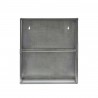 Cabinet Glass Zinc H 40 cm