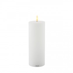 Super White Outdoor Candle Diam 23 x 15 cm