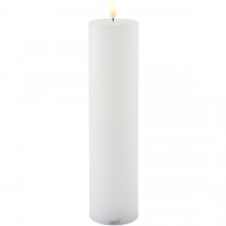 Super White Outdoor Candle Diam 23 x 15 cm