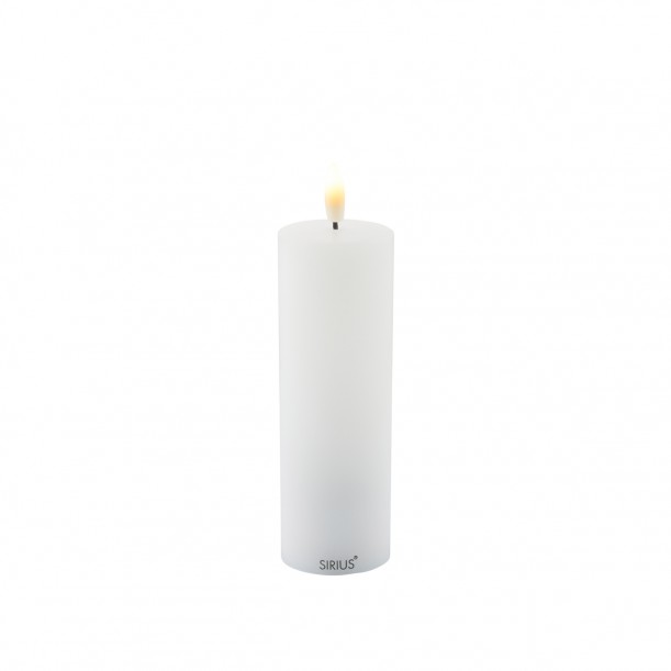 Super White Outdoor Candle Diam 23 x 15 cm