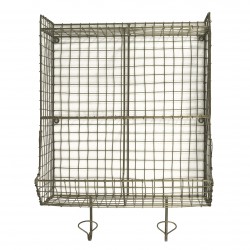 Iron Rack with Hooks