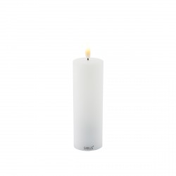 Super White Outdoor Candle Diam 23 x 15 cm