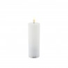 Super White Outdoor Candle Diam 23 x 15 cm