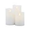 Set of 3 Battery Operated Sille D 7 LED Candles