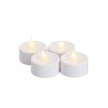 Set de 4 BougieS LED Lone 4 x 2 cm à Piles