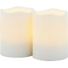 Set of 2 LED Candles Sille 5x6 cm Battery