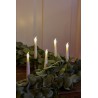 Set of 2 LED Candles Sille 5x6 cm Battery