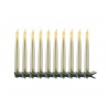 Set of 2 LED Candles Sille 5x6 cm Battery