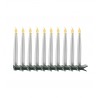 Set of 2 LED Candles Sille 5x6 cm Battery