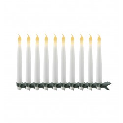 Set of 2 LED Candles Sille 5x6 cm Battery