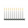 Set of 2 LED Candles Sille 5x6 cm Battery