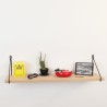 2 Vintage Brakets lacquered steel for Shelf Archiv Collection
