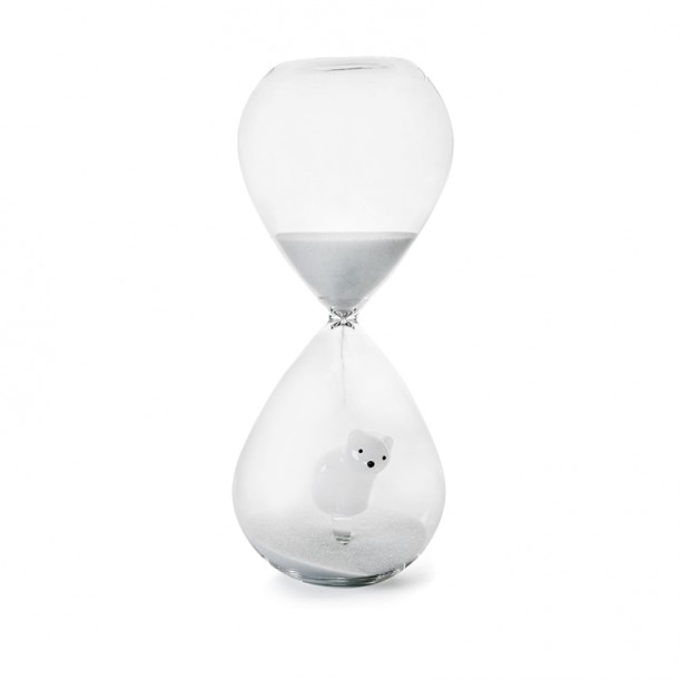 Hourglass white Bear