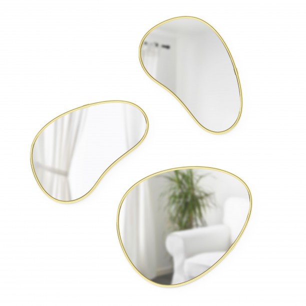 Mirror Hubba Pebble set of 3